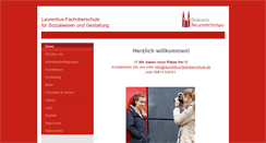 Desktop Screenshot of laurentius-fachoberschule.de